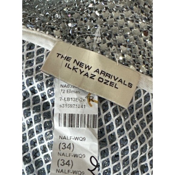 The New Arrivals by Ilkyaz Ozel Zada Skirt in Elmas 34 Womens Crystal Maxi - Picture 12 of 17